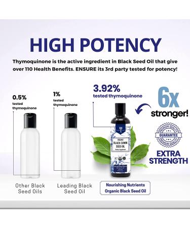 Organic Black Cumin Seed Oil 8.5oz - USDA Certified, Cold Pressed & Potent Thymoquinone - Pure Nigella Sativa Supplement for Immune Support, Joints, Skin & Hair - Nourishing 8.5 Fl Oz Bottle - Buy Online on GoSupps.com