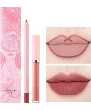  Raxove matte lipstick and lip liner set velvety non-fading waterproof makeup kits lip makeup kit lip color lip liner lip liner pens - Buy Online on GoSupps.com