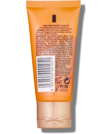 Sanctuary Spa Shea Butter Hand Cream 30ml - Vegan & Cruelty Free with Orange Extract - Buy Online on GoSupps.com