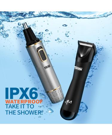 DSP 5 in 1 Body Groomer Kit - Waterproof Beard Shaver Nose & Eyebrow Trimmer Sideburn Trimmer - International Shipping Available - Buy Online on GoSupps.com