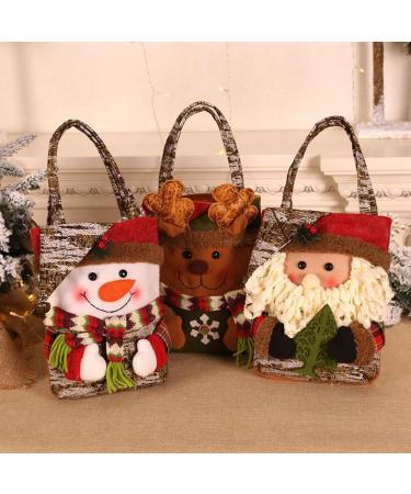 Kcvzitrds Christmas Tote Bags Gift Bags- Supplies Christmas Candy Bag Christmas Decor-A - Buy Online on GoSupps.com