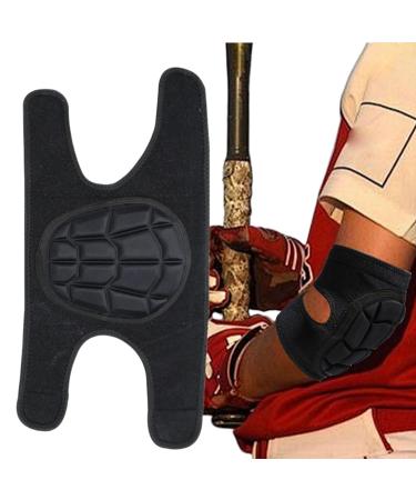 Youth Elbow Guard Baseball Elbow Guard BaseballAntislip Elbow Pad Breathable Forearm Pad Adjustable Sports Protection Gear for Volleyball Climbing Black