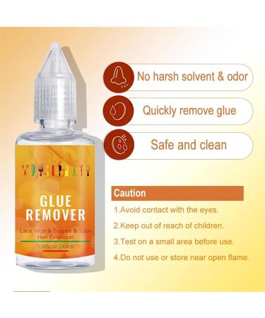 Lace Wig Glue Remover Wig Glue Remover Tape Remover Hair Extensions & Tape Extensions Remover Fast Acting Wig Remover For Hair Glue Tape Hair Extension Remover 30 ml - Buy Online on GoSupps.com