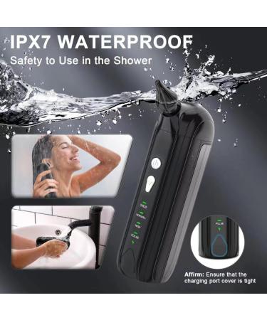 Premium Ear Wax Cleaner Kit - Water Powered Earwax Removal with 6 Reusable Tips & 4 Pressure Modes | Safe & Effective Ear Cleaning Solutions - Buy Online on GoSupps.com