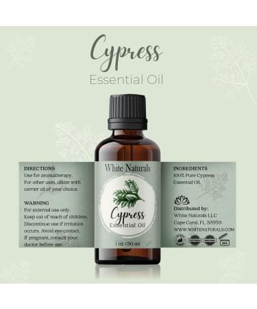 Cypress Essential Oil 100% Pure & Natural Therapeutic Grade Essential Oil for Aromatherapy Diffusers Undiluted for Healthy Skin & Hair Growth Ideal for Bedroom Living Room Office 1oz Cypress 1 Fl Oz (Pack of 1) - Buy Online on GoSupps.com