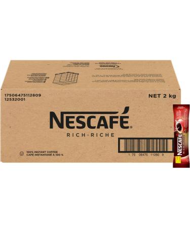 NESCAFE Rich Instant Coffee Single Serve Instant Coffee Packets 2kg Case (2gx1000) - Buy Online on GoSupps.com