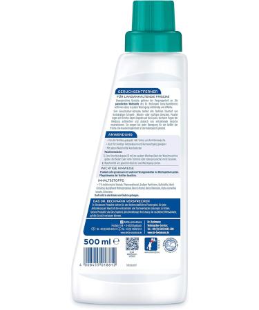 Dr. Beckmann Smell Remover | Deep Fiber Odor Eliminator | Activated Freshness | 6x500ml | Pleasant Fragrance | 3L Pack - International Shipping Available - Buy Online on GoSupps.com
