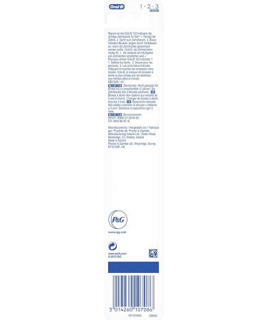 Oral-B 1-2-3 Indicator Manual Toothbrush with Travel Cap - Buy Online for Global Shipping - Buy Online on GoSupps.com