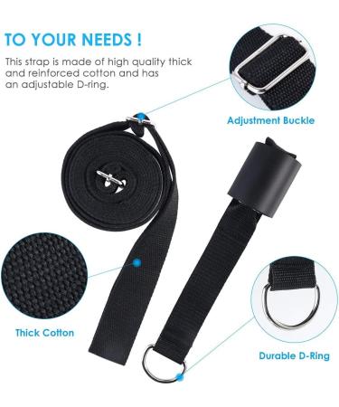 Adjustable Leg Stretcher for Ballet Stretching - Easy Install Door Flexibility Band - Great for Cheer Dance Gymnastics & Taekwondo Training - Buy Online on GoSupps.com