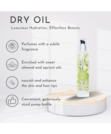 Durance Les Eternelles Sparkling Verbena Dry Oil For Hair & Body (100ml) With Almond & Apricot Oils | Nourishes And Enhances Skin And Hair Roots - Buy Online on GoSupps.com