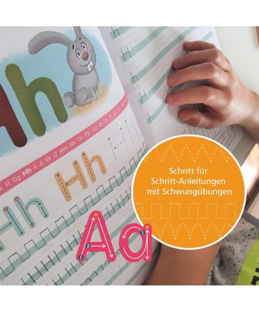 Wolff Kids ABC Writing Workbook & Poster | 2-in-1 Animal Learning | Preschool to 1st Grade Prep Activities - Buy Online on GoSupps.com