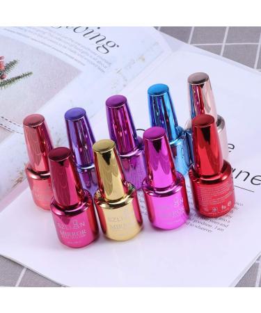 Spark Shiny Gel Nail Holographic Nail Polish Mirror Shine Nail Polish Nail Varnish Nail Foil Half Mirror Nail Polish Regular Mirror Nail Polish Metallic Flash Miss Metallic Paint - Buy Online on GoSupps.com