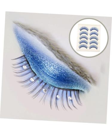 FRCOLOR Diamond Lashes 10 Pairs Lashes Natural False Reusable Soft Light Fake Lash Artificial Fiber Eyelash Diamond False Eyelashes - Buy Online on GoSupps.com