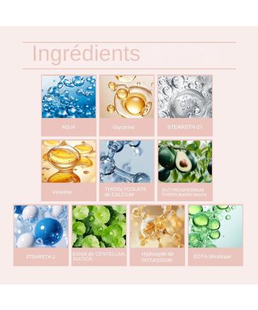  Jingmiger Facial Hair Removal Cream - 120ml Nourishing Hair Removal Cream with Spatula - Bikini Hair Removal Product For Women Face Arms Underarms Bikini Line Legs Intimate Area Care - Buy Online on GoSupps.com