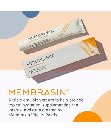 Membrasin Vulva Cream for Feminine Dryness - Moisture Support for Reducing Burning and Itching - Buy Online on GoSupps.com