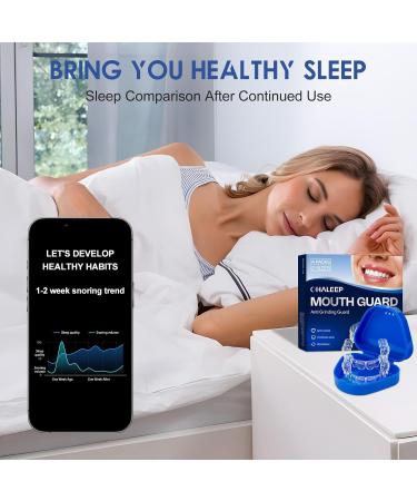 Anti Grinding Mouth Guard - Silicone Teeth Grinding Night Guard for Adults | Effective Sleep Protection | 1.8in*2.2in + 2in*2.6in - Buy Online on GoSupps.com