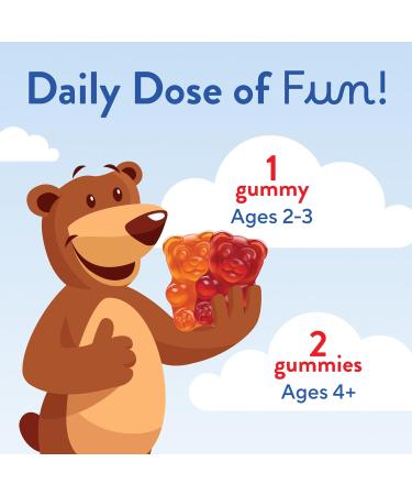 L il Critters Gummy Vites Daily Gummy Multivitamin for Kids, Vitamin C, D3 for Immune Support Cherry, Strawberry, Orange, Pineapple and Blueberry Flavors, 70 Count Gummies Naturally Sourced Flavors 70 Count (Pack of 1) - Buy Online on GoSupps.com