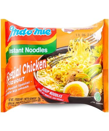 Indomie Noodles Special Chicken 75g (Pack of 10) | Authentic Indonesian Instant Noodles | Quick and Easy | Ready to Serve in Minutes - Buy Online on GoSupps.com