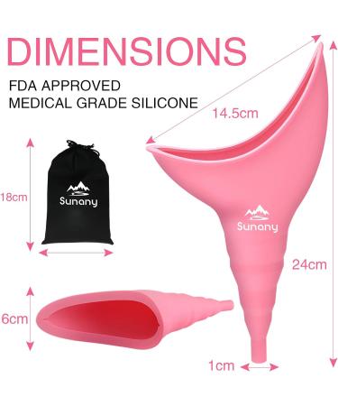 Urinella for Women - Reusable Portable Urinal for Safe Standing & Crouching | Ideal for Camping Hiking & Outdoor Activities - Buy Online on GoSupps.com