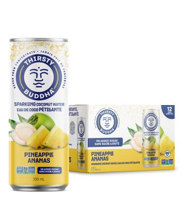 Thirsty Buddha Sparkling Coconut Water Pineapple 4.5kg (12/330ml)