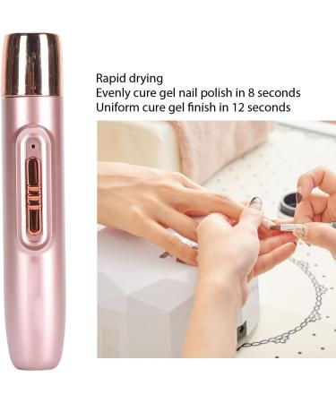 Mini Ultraviolet Nail Lamp Portable Handheld Cordless Nail Dryer USB Rechargeable Small Nail Lamp Portable Gel LED UV Nail Lamp for Nails for Gel Nail DIY Manicure Nail Artv Rose Gold - Buy Online on GoSupps.com