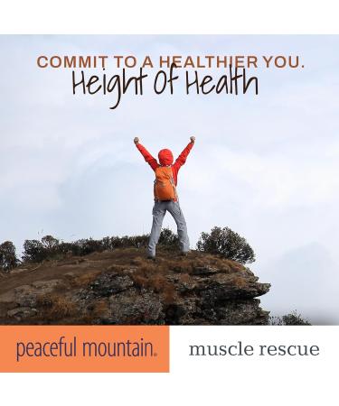 Buy Peaceful Mountain Muscle Rescue Gel - Homeopathic Pain Relief with Arnica & Comfrey - 2oz | Fast International Shipping - Buy Online on GoSupps.com