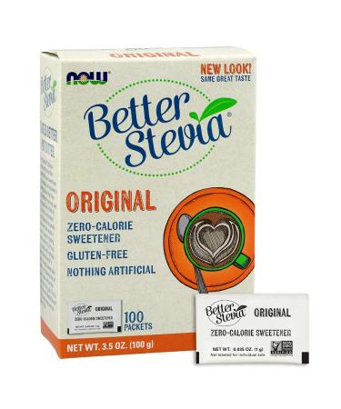 Now Foods Stevia Extract Packets TwinPack - 100 Count Boxes (2 Pack) - Buy Online on GoSupps.com