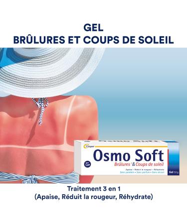 Osmosoft Gel for Burns & Sunburn Relief - Soothes Redness & Hydrates - 50g (1 Pack) - Safe for Ages 1+ - Buy Online on GoSupps.com