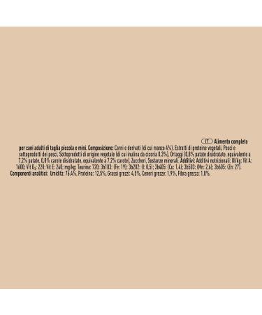 PURINA ONE Mini/S Active Wet Food for Small Dogs Rich in Beef and Vegetables 26 x 85 g 26 Cans - Buy Online on GoSupps.com