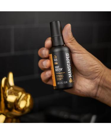 MANSCAPED The Foot Duster Men's Cooling & Soothing Foot Deodorant Spray Featuring Tea Tree Coconut Peppermint Oil Refined Scent 1.89 fl. oz. 1.89 Fl Oz (Pack of 1) - Buy Online on GoSupps.com