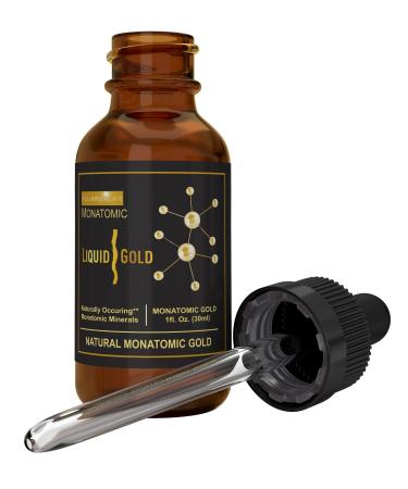 Ormus Monoatomic Gold Rich in Pure M-State Minerals & White Powder Gold - Pure 24k Gold -Trace Mineral Solution 1 oz