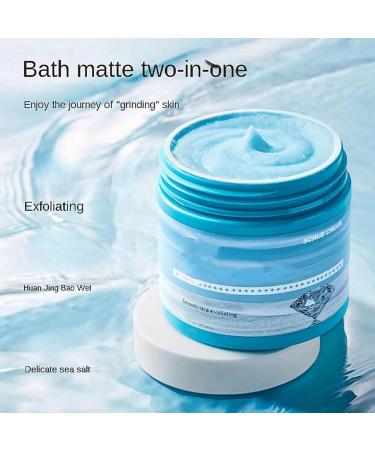 GkgWuxf Sea Salt Body Scrubs Women Oily Skin Exfoliating Cream Body Deep Cleanser for Women and Men - Buy Online on GoSupps.com