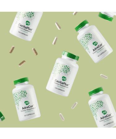 Neuroscience ExcitaPlus - Adrenal Support Supplements for Cortisol Health Support with L-Tyrosine Rhodiola and B Vitamins - Promotes Stress Resilience Energy and Focus (60 ct) 60 Count (Pack of 1) - Buy Online on GoSupps.com