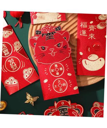 10pcs Purse 210g White Card Envelope Gift Universal Gift Hong Bao Bags red Packet Gift Envelope Delicate Red Envelope Chinese Style Red Envelope Cartoon New Year's Bag - Buy Online on GoSupps.com