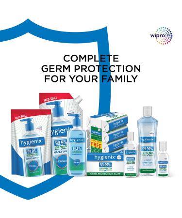 Hygienix Germ Protection Soap by Wipro - 125g | Buy 4 Get 1 Free | International Shipping Available - Buy Online on GoSupps.com