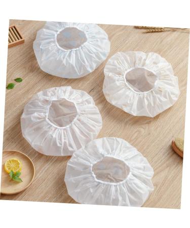 FOMIYES Women's Shower Cap Set - 4pcs Bathing Hair Caps for Ladies | Adjustable Crown & Waterproof Design - Buy Online on GoSupps.com