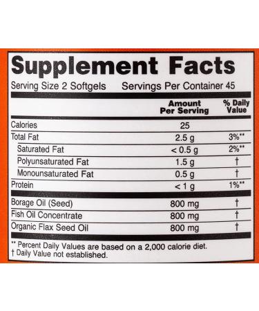 Now Foods Super Omega 3-6-9 1200 mg | 90 Softgels - Premium Fish Oil Supplement - Buy Online on GoSupps.com