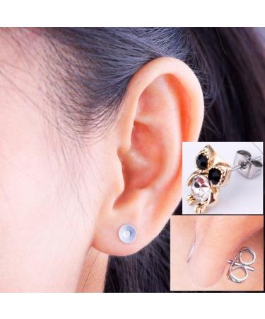 300 Pieces Stainless Steel Earrings Posts and Backs Set (4mm) - Flat Pad, Butterfly, and Bullet Styles - Buy Online on GoSupps.com