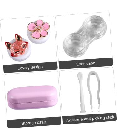 LALAFINA 3 Series Box Colored Lenses - Premium Syal Lens Container & Organizer Set | Local Mirror Housing & Foil | 3PCs (9.5x5.5cm) - Multi-functional Hastering Suite - Buy Online on GoSupps.com