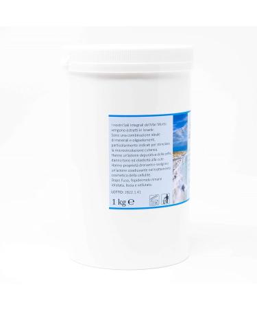 Herbo Veneta Dead Sea Whole Grain Salt - Fragrance Free 1kg | Natural Skin Care & Bath Essentials - Buy Online Internationally - Buy Online on GoSupps.com