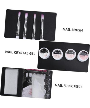 Healeved 1 Set Manicure Extension Set Polish Kit Manicure Brush Manicure Tool Kit De Manicura Armour Cards Acrylic Forms Extension Brush Manicure Accessory Extension Nail Abs 59x35cm Assorted Color - Buy Online on GoSupps.com
