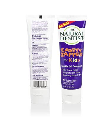 Natural Kids Fluoride Toothpaste | Prevent Cavities, Strengthen Enamel, Remove Plaque Stains | Pack of 2 - Buy Online on GoSupps.com