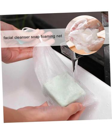 Baluue 10pcs Soap Foaming Net Exfoliating Mesh Soap Saver Mesh Net Foaming Soap White Pp - Buy Online on GoSupps.com