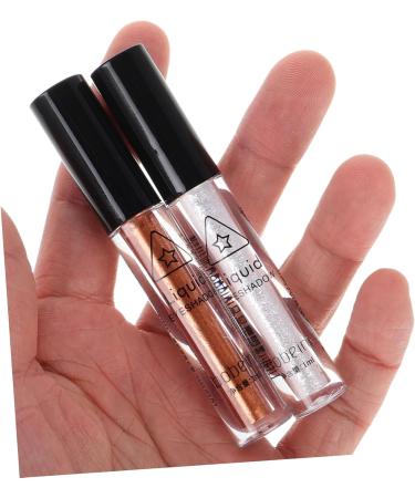 DRESSOOS 2pcs Eye Shadow Pencil Glitter Eyeshadow Matte Eyeshadow Eye Liner Pencil Liner Silver Liquid - Buy Online on GoSupps.com