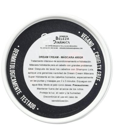 Linha Dream Cream Lola - Super Hydrating Masque 450g | Deep Conditioning Hair Treatment - Dream Cream Collection - Buy Online on GoSupps.com