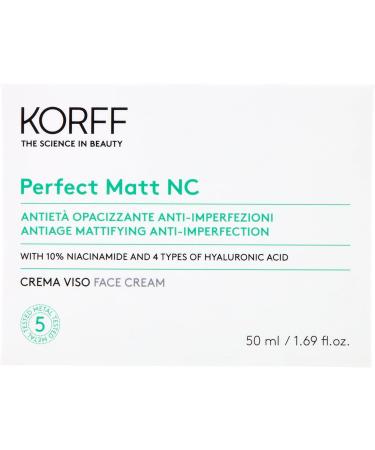 Korff Perfect Matt NC Anti-Aging Face Cream Anti-Blemish Opacifying Moisturizing and Revitalizing Soothing Effect 50 ml - Buy Online on GoSupps.com