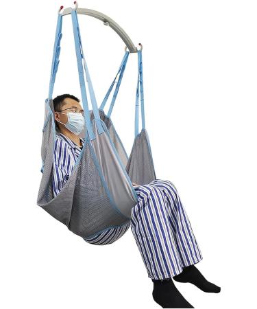 Full body patient sling four-point mesh sling patient transfer sling lifting aid sling for transfer for the elderly bariatric nursing care - Buy Online on GoSupps.com