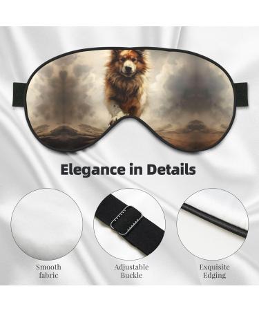 Dog Paw Print Sleep Eye Mask | Soft Comfort Eye Shade for Travel Yoga & Shift Work - Unisex - Buy Online on GoSupps.com