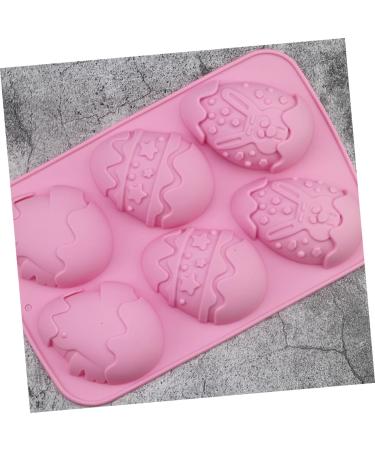 Milisten Cake Molds Silicone Cookie Stencil Silicone Gummy Molds DIY Soap Mold Cookie Molds Ice Cube Mold Candy Craft Mold Egg Candy Mold Baking Tool Supplies Pink Eggs Chocolate - Buy Online on GoSupps.com