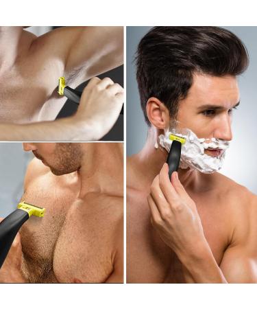 IPX5 Electric Razor for Men - Men's Electric Shaver with 4 Limit Combs Body Shavers for Men Wet and Dry Shaver for Men Body Grooming Essentials for Beard/Chest/Armpit/Arm/Leg/Full Body - Buy Online on GoSupps.com